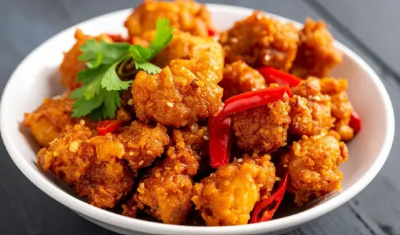 Devilled Chicken — sweet-and-spicy Sri Lankan stir-fry at Taste of Sri Lanka, Winnipeg